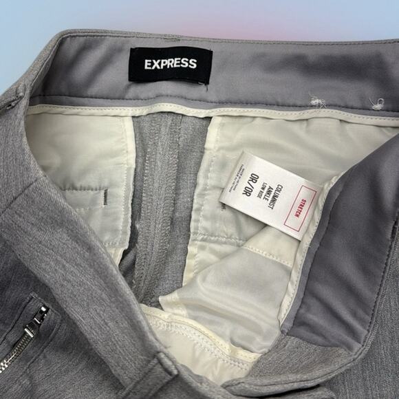 EXPRESS Women’s 0 Gray COLUMNIST ANKLE Dress Pant - Picture 4 of 5